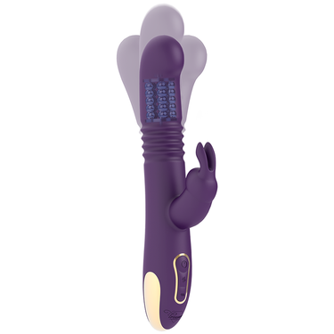 Vibratore Bastian Rabbit Up Down in Silicone Medico, 10 modalità di vibrazione